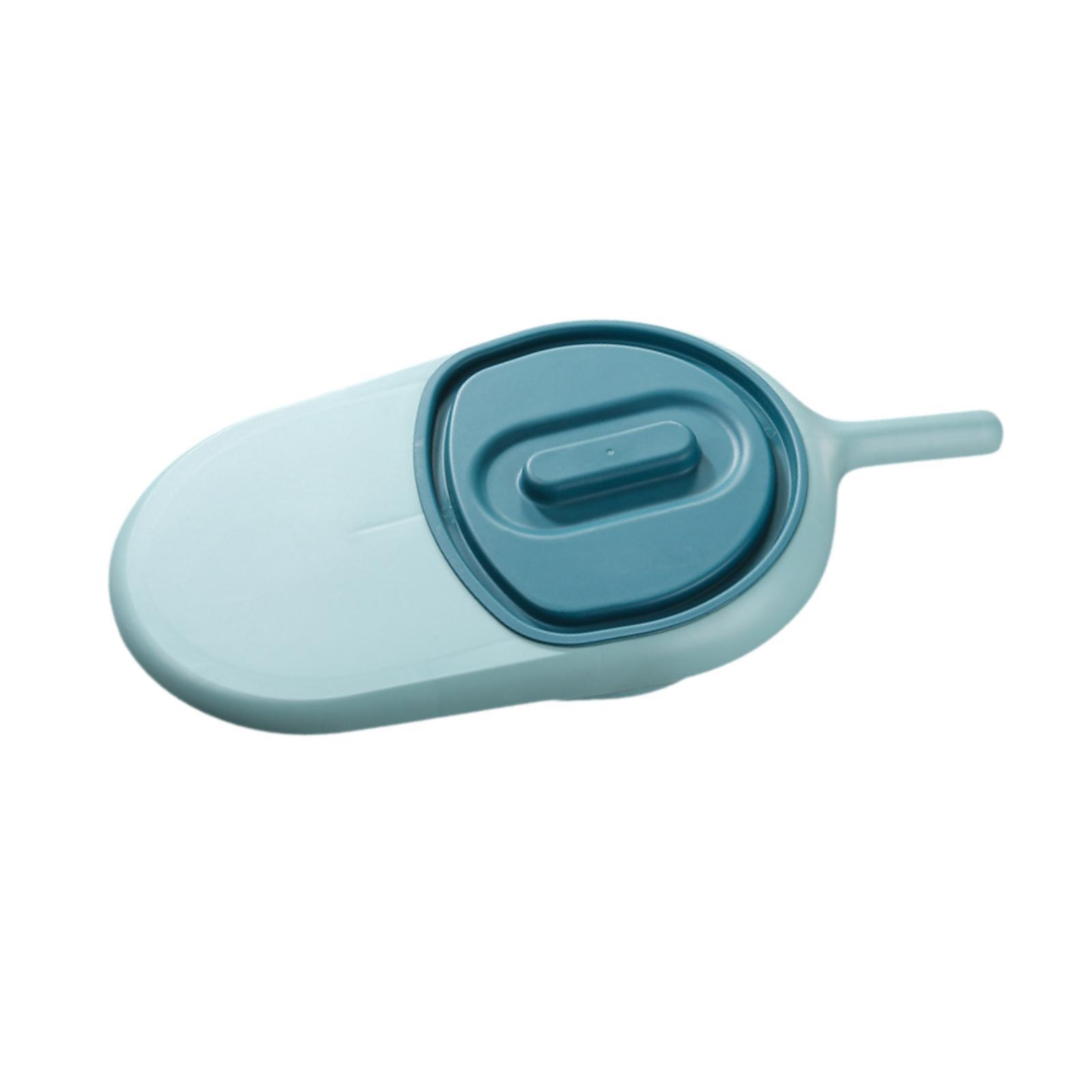 Gazechimp Bedpan with Guard Lightweight Emergency Device Nursing Urinal for Elderly Female blue